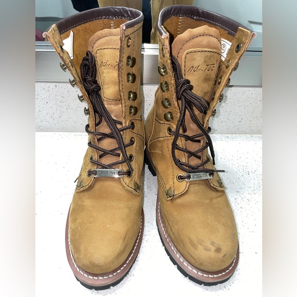 AdTec 9 Inch Super Logger Steel Toe Boots for Men, Leather Goodyear - Picture 6 of 6